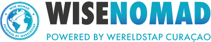Wise Nomad – Powered by Wereldstap Curacao Logo